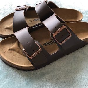 NEW Men’s Birkenstock Arizona Dark Brown Size 44 EU (11-11.5 US)